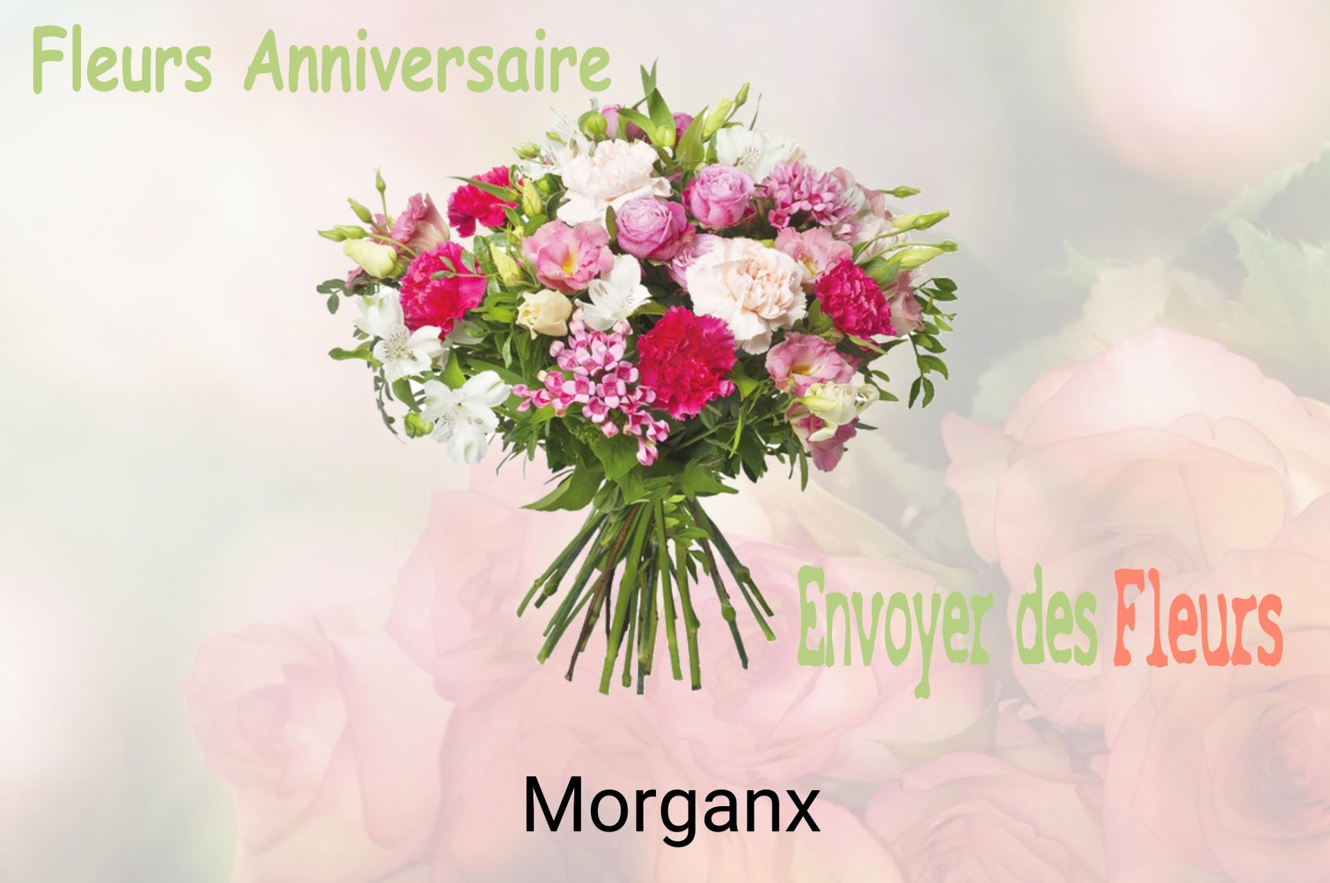 Bouquet de fleurs d’anniversaire livré à Morganx
